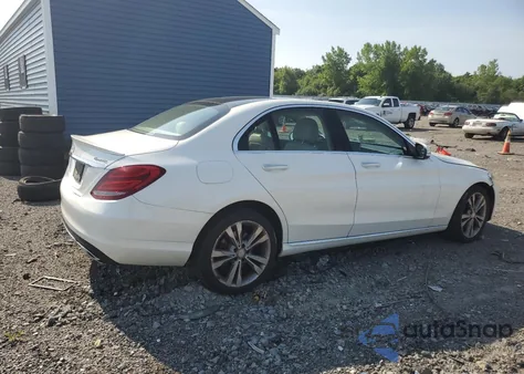 2015 Mercedes-Benz C 300 4Matic from USA, damaged, VIN 55SWF4KBXFU095271